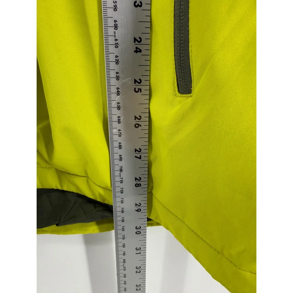 Lands‎ End Squall Grow Along Jacket Boys XL 18-20 Lime Green Navy Fleece Zip Out